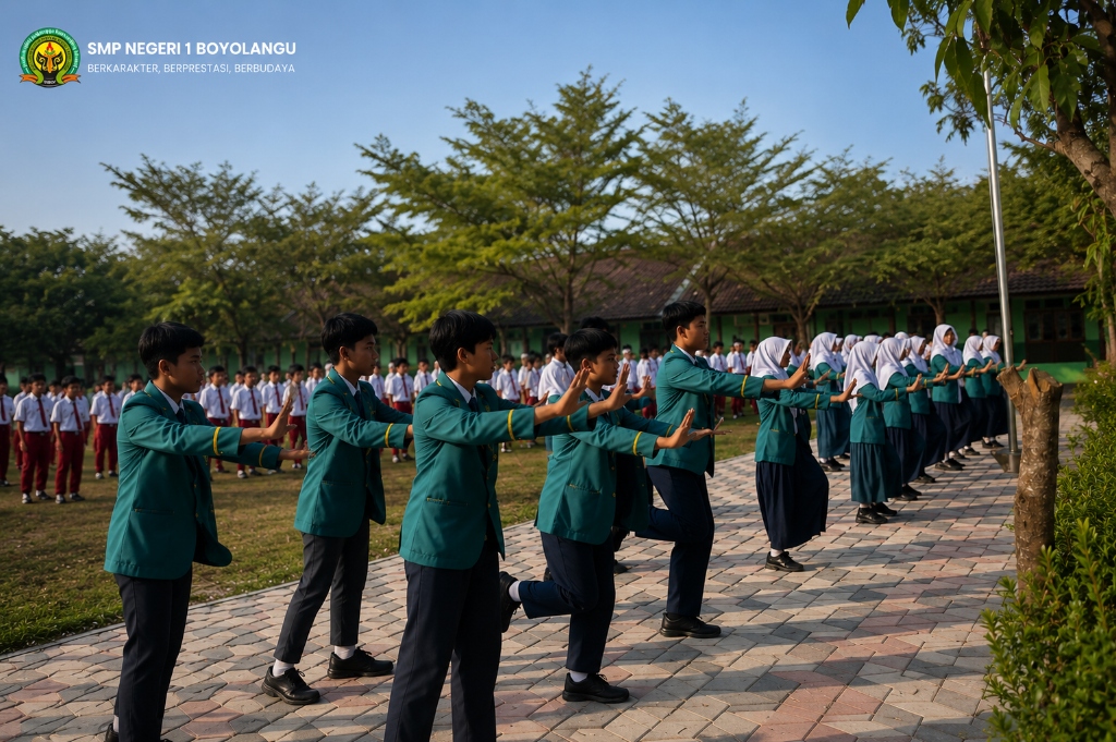 Hari Kedua MPLS SMPN 1 Boyolangu: Pagi Ceria Penuh Semangat dan Kekompakan