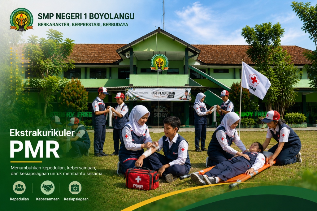 Peduli Sesama: Simulasi Pertolongan Pertama PMR Pukau Siswa Baru di Hari Ketiga MPLS